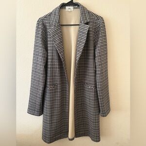 Long Blazer Trench Coat